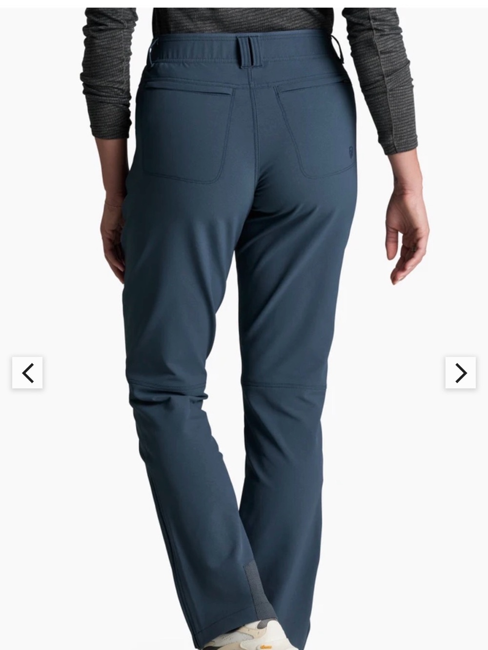 Kuhl Womens Pants Size 14 Klash Cargo Hiking Blue Outdoor Stretch Water Wind New - Picture 4 of 14